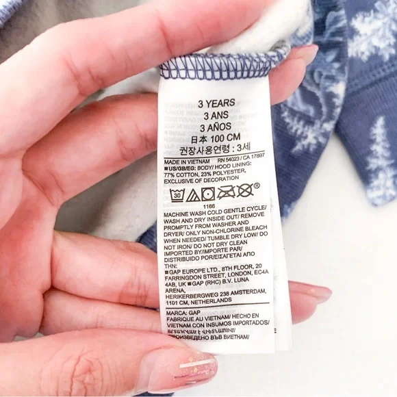 Loveshack Fancy x Gap Kids Floral Unisex Hoodie New - Picture 8 of 9